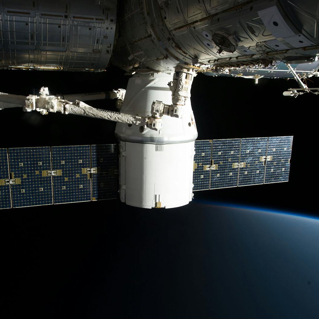 White and Gray Satellite